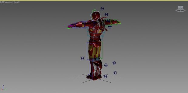iron man with texture Modelo 3D .c4d .max .obj .3ds .fbx .stl .blend 
