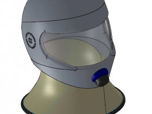 шолом з повітряним фільтром 3D Модель