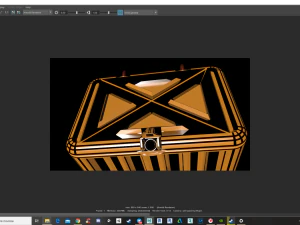 cassa dorata-cassa dorata Modello 3D