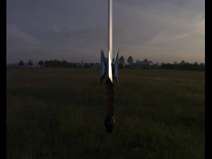 fantasy sword 3D Model