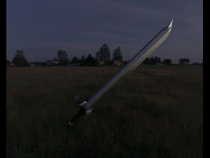 fantasy sword 3D Model