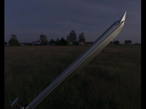 fantasy sword 3D Model