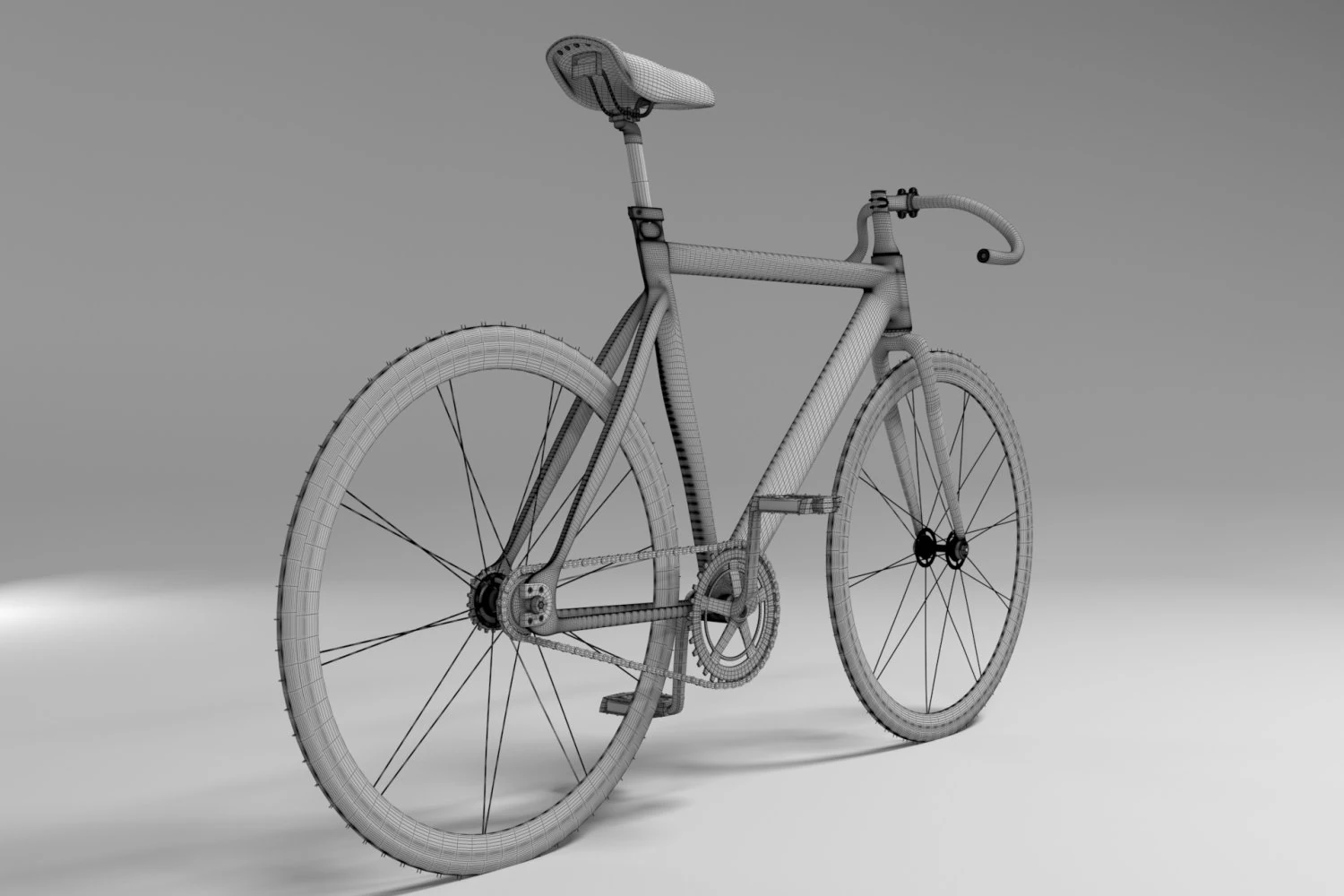 bicycle 3D Model .c4d .max .obj .3ds .fbx .stl .blend 
