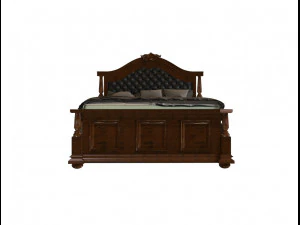classic bed 3D Model
