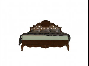 3 d model classic bed 3D Model