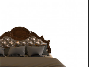 3 d model classic bed 3D Модель