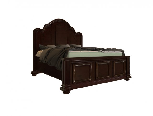 wooden bed 3Dモデル .c4d .max .obj .3ds .fbx .stl .blend 
