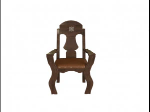 wooden chair 3D Model