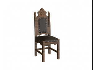 wooden chair 3D Model