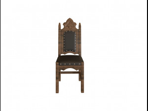 wooden chair 3D Модель