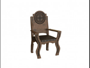 wooden chair 3Dモデル