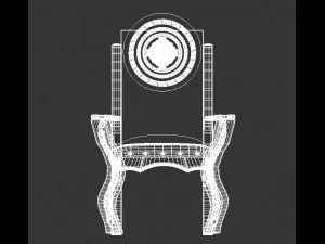 wooden chair 3D Model