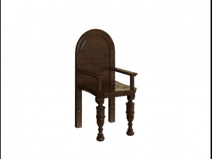 wooden chair 3D Model