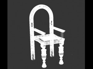 wooden chair 3D Model