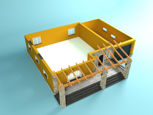 private home villa rosa 3D Model
