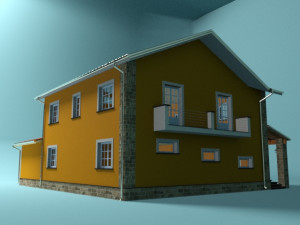 private home villa rosa 3D Model