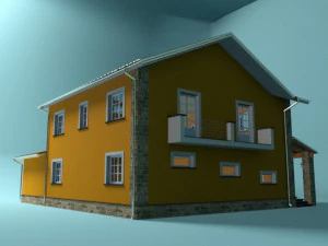 private home villa rosa 3D Model