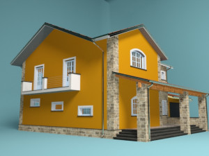 private home villa rosa 3D Model
