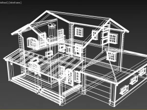 private home villa rosa 3D Model