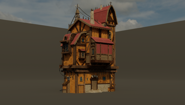 home 3D-Modell .c4d .max .obj .3ds .fbx .stl .blend 