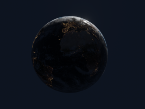 earth and moon 3D Модель