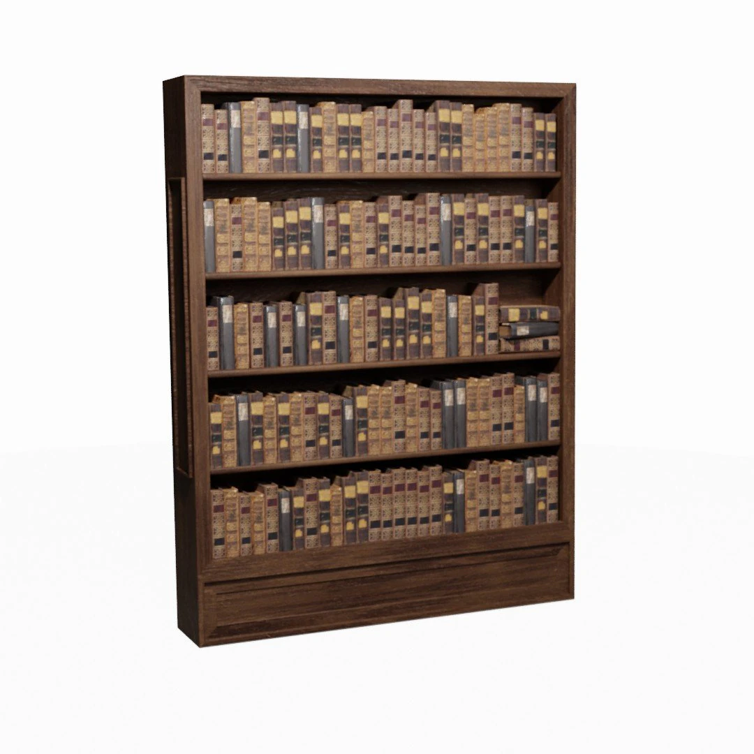 books 3D Model .c4d .max .obj .3ds .fbx .stl .blend 