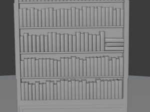 books Modelo 3D