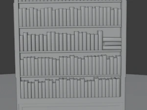 books 3D Model