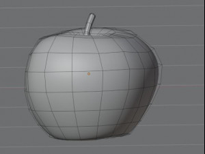 apple fruit 3D मॉडल