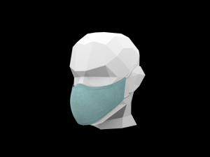 medical face mask 3D 모델