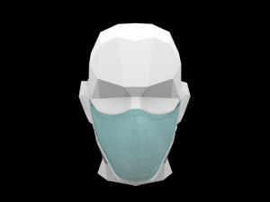 medical face mask 3D 모델