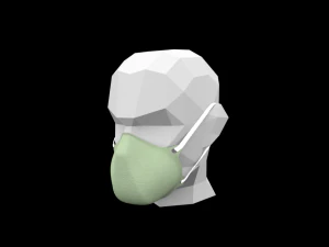 surgical mask 3D Model