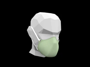 surgical mask 3D Model