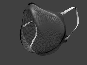 surgical mask 3D Model