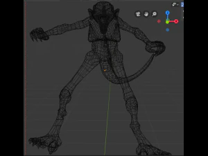 goat sucker 3D Model