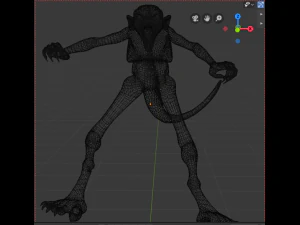 goat sucker 3D Model