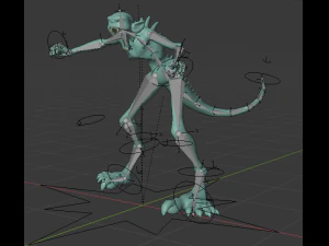 goat sucker 3D Model