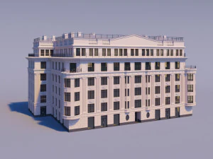 centro de negocios Modelo 3D