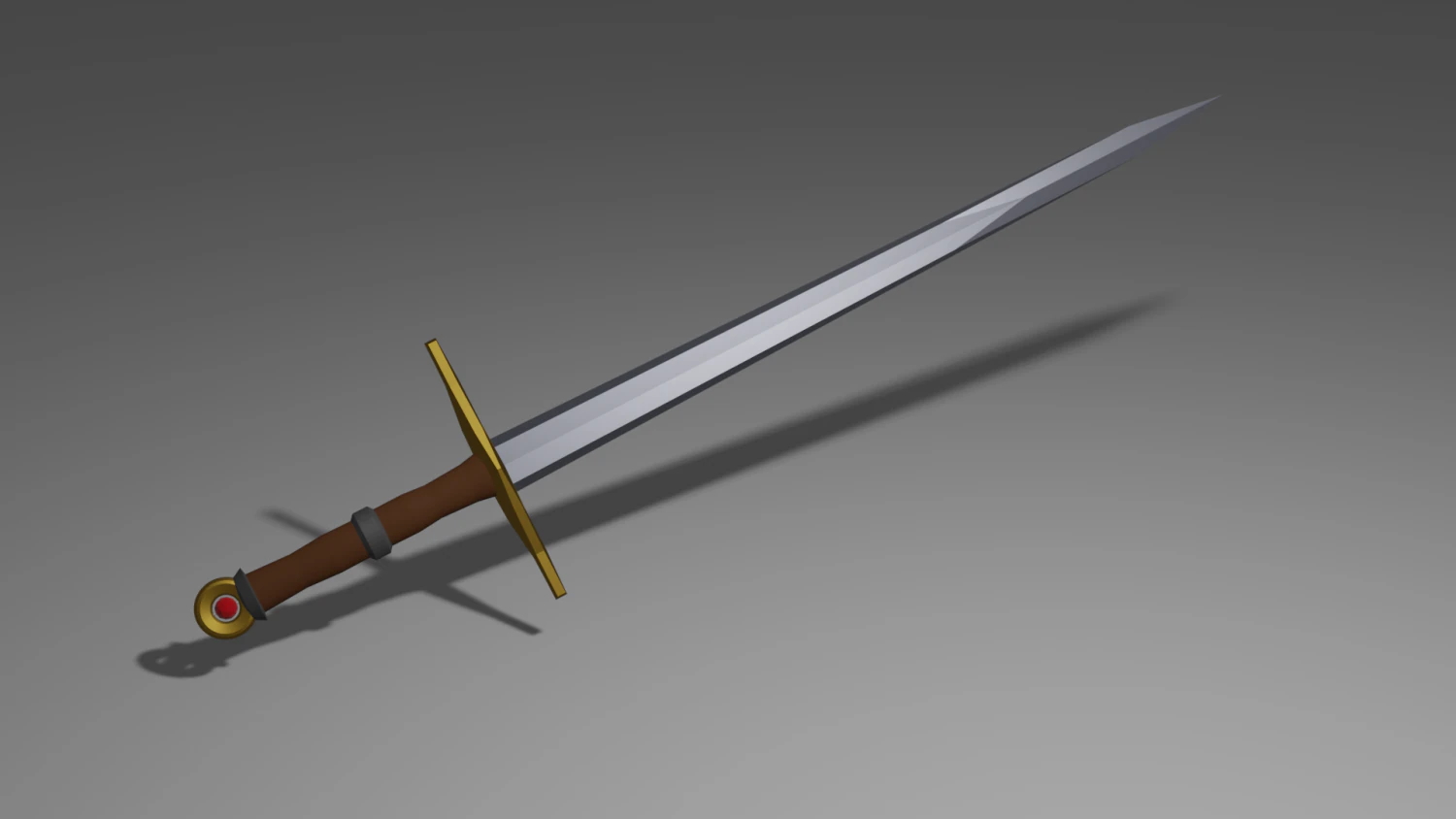 espada Modelo 3D .c4d .max .obj .3ds .fbx .stl .blend 