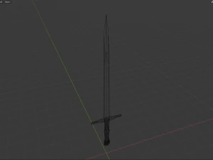 espada Modelo 3D