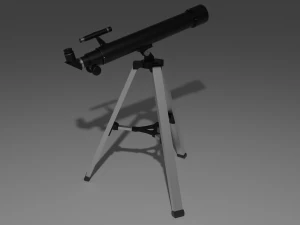 望远镜 3D 模型