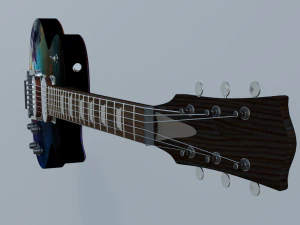 गिटार इलेक्ट्रिक 3D मॉडल