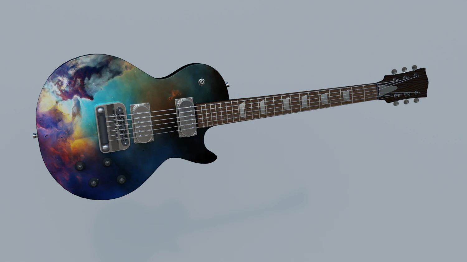 गिटार इलेक्ट्रिक 3D मॉडल .c4d .max .obj .3ds .fbx .stl .blend 