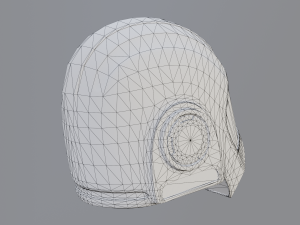 Futuristic helmet 3D 模型