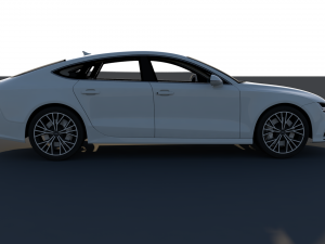 audi a7 2015 Model 3D