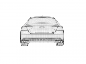 audi a7 2015 Model 3D