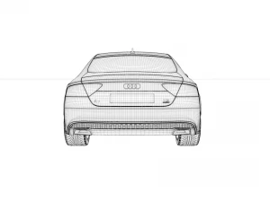 audi a7 2015 Modelo 3D