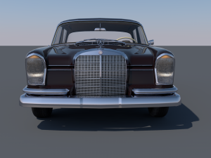 mercedes-benz w111 220s 3D Модель