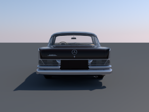 mercedes-benz w111 220s 3D मॉडल