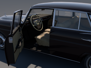 mercedes-benz w111 220s 3D मॉडल